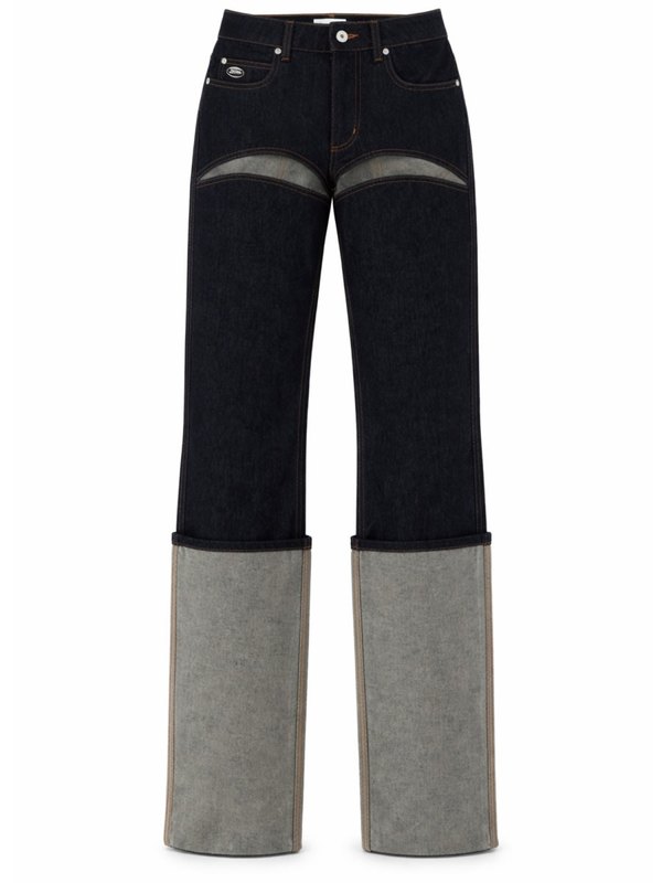Jean Paul Gaultier Pants With Cuts Jeans - Denim