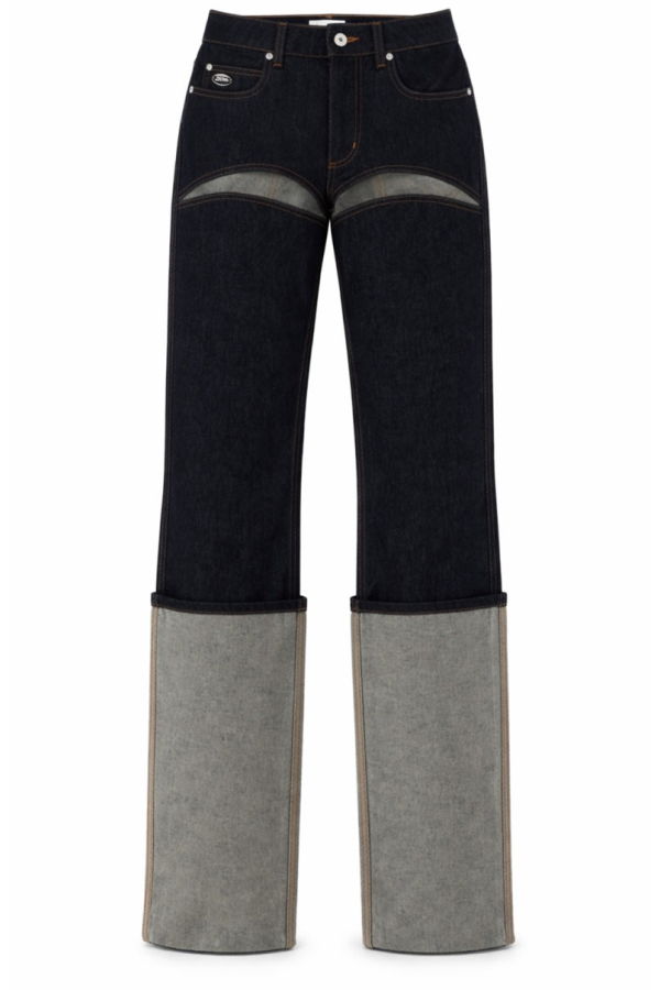 Jean Paul Gaultier Pants With Cuts Jeans - Denim