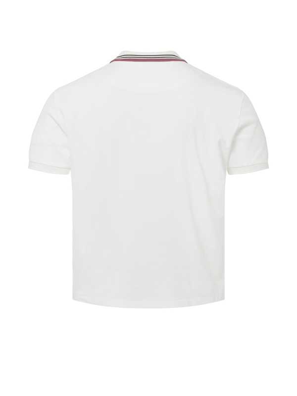 Vivienne Westwood Cropped Cotton Polo Shirt - White
