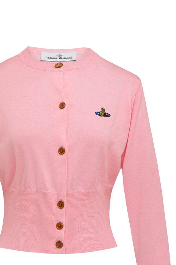 Vivienne Westwood Bea Cropped Cardigan - Pink