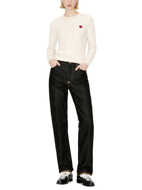 Kenzo Boke Flower Jersey Sweater - Powder