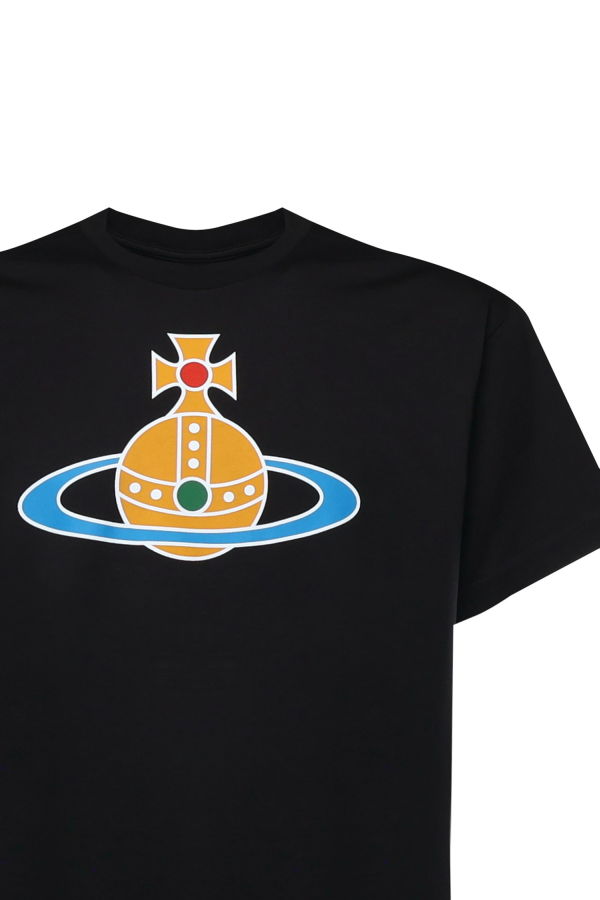 Vivienne Westwood Orb Classic Cotton T-Shirt - Black