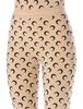 MARINE SERRE All-over Moon Print Leggings - Tan Black Moon - Thumbnail 3