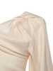 Self-Portrait Draped Sleeve Top - Cream - Thumbnail 2