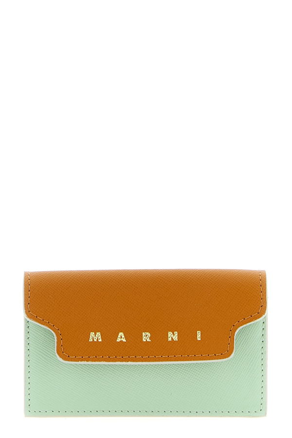 Marni Logo Business Card Holder Wallet - Multicolor