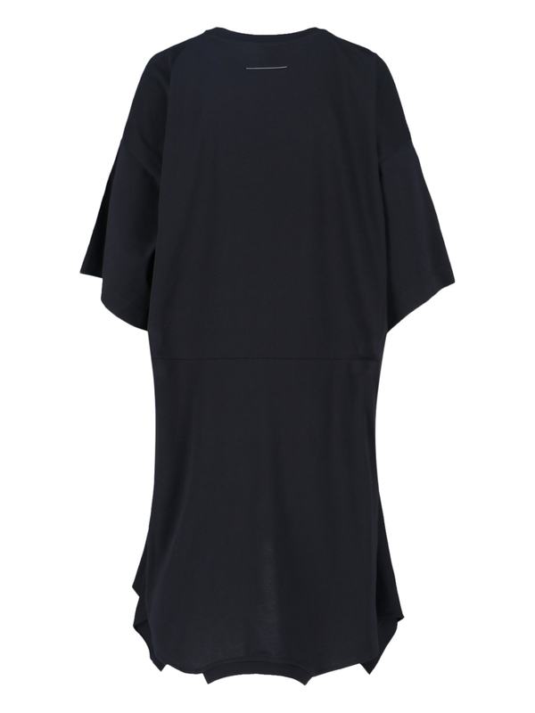 MM6 Maison Margiela Asymmetrical Dress - Black