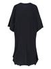 MM6 Maison Margiela Asymmetrical Dress - Black - Thumbnail 2