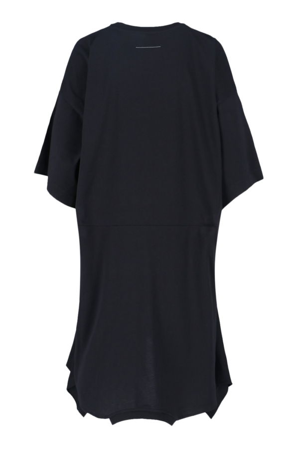 MM6 Maison Margiela Asymmetrical Dress - Black