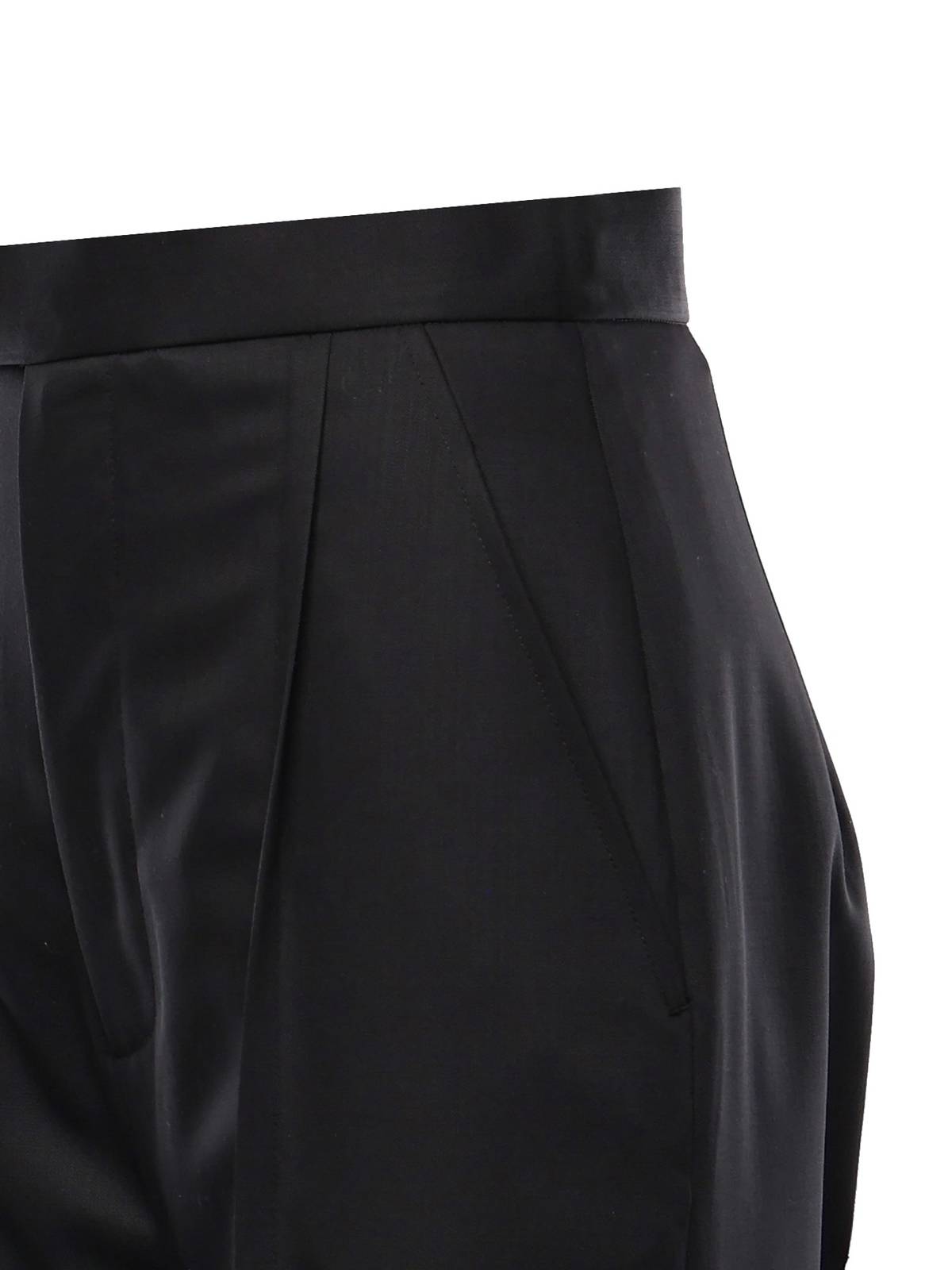 Vivienne Westwood Wool Flared Trousers - Black - Image 2 of 3