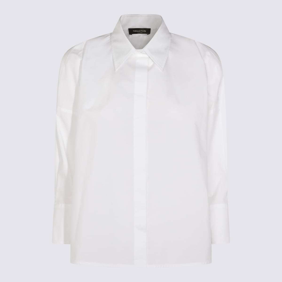 Fabiana Filippi Cotton Shirt - White - Image 1 of 4