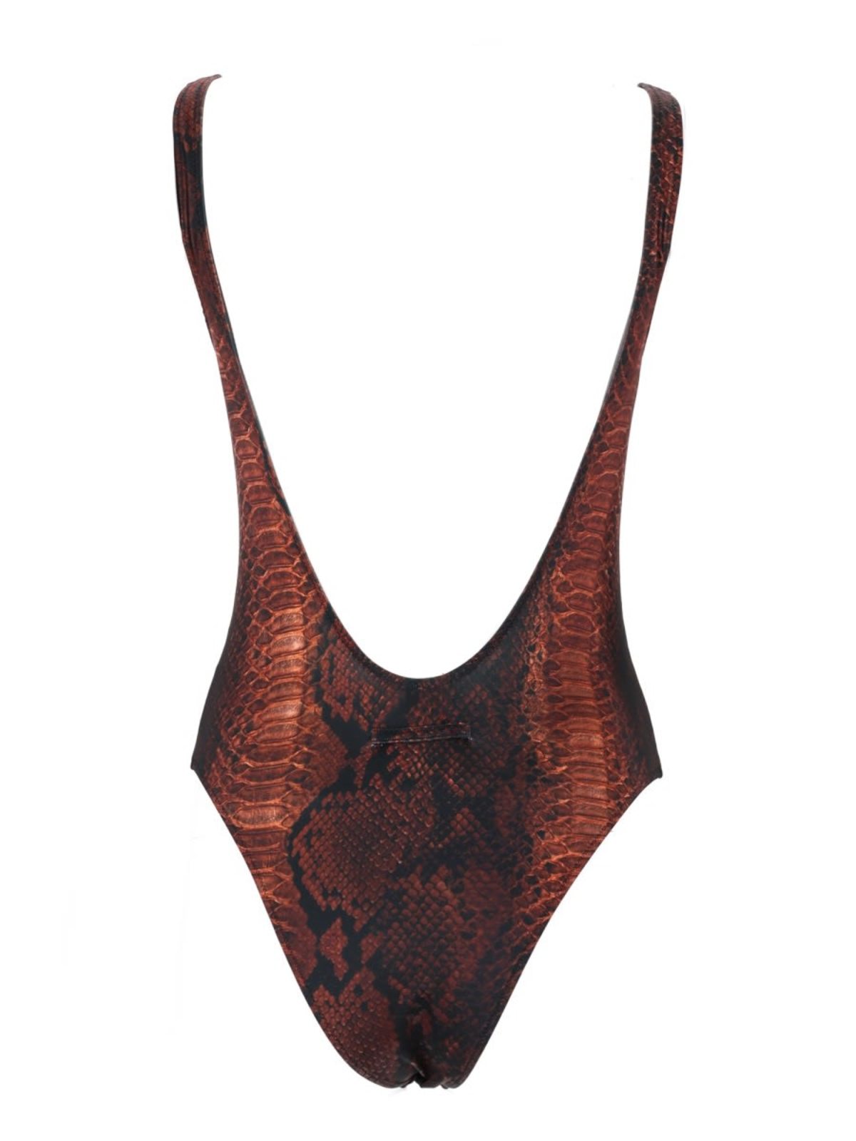 Jean Paul Gaultier Python Print One Piece Swimsuit | Garmentory