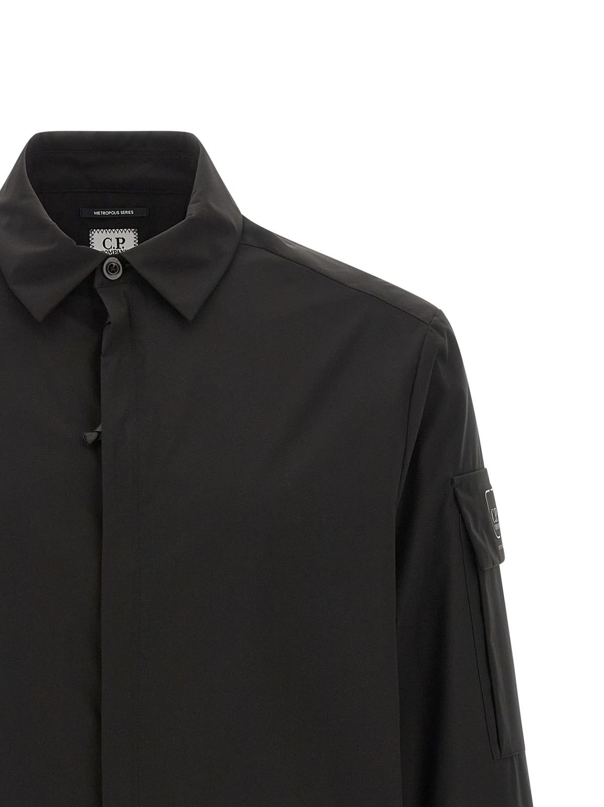 C.P. Company The Metropolis Series Overshirt - Black - Image 3 of 5