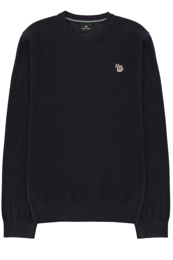 PAUL SMITH PS by Paul Smith Zebra Shirt Sweater - Blue