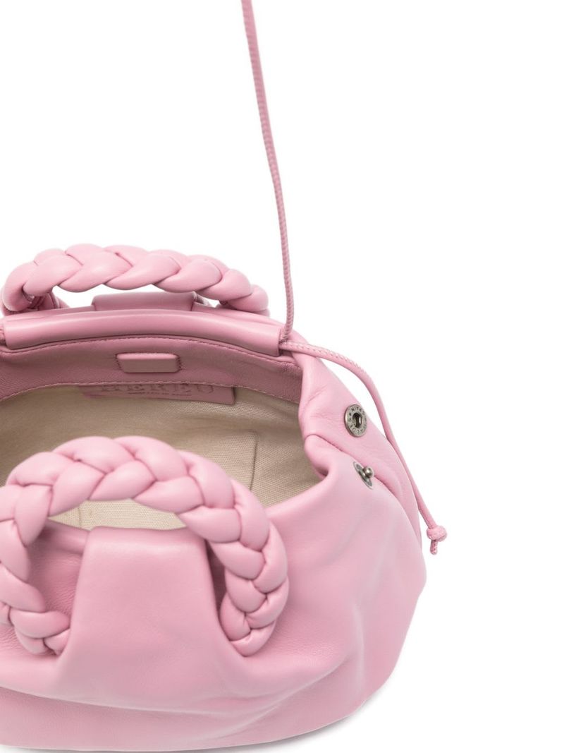 Hereu Bombon Leather Handbag - Pink