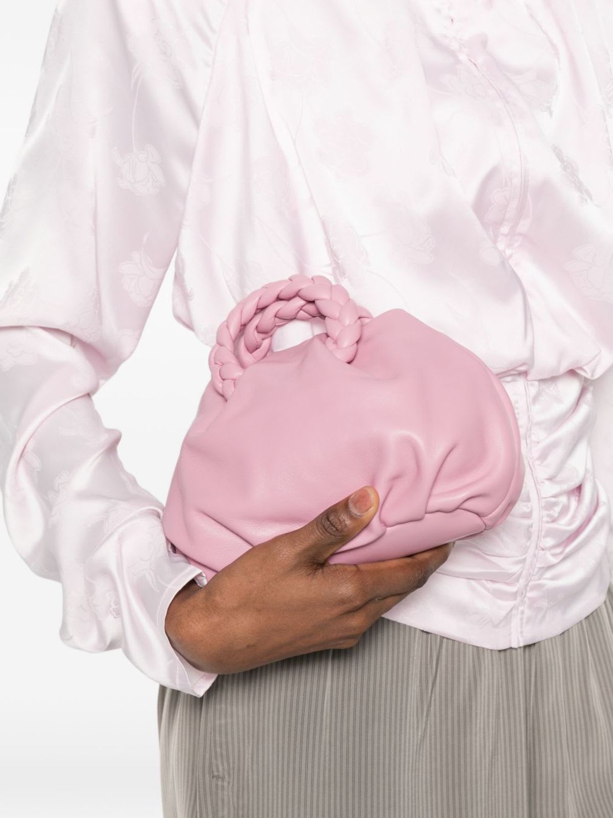 Hereu Bombon Leather Handbag - Pink - Image 4 of 5