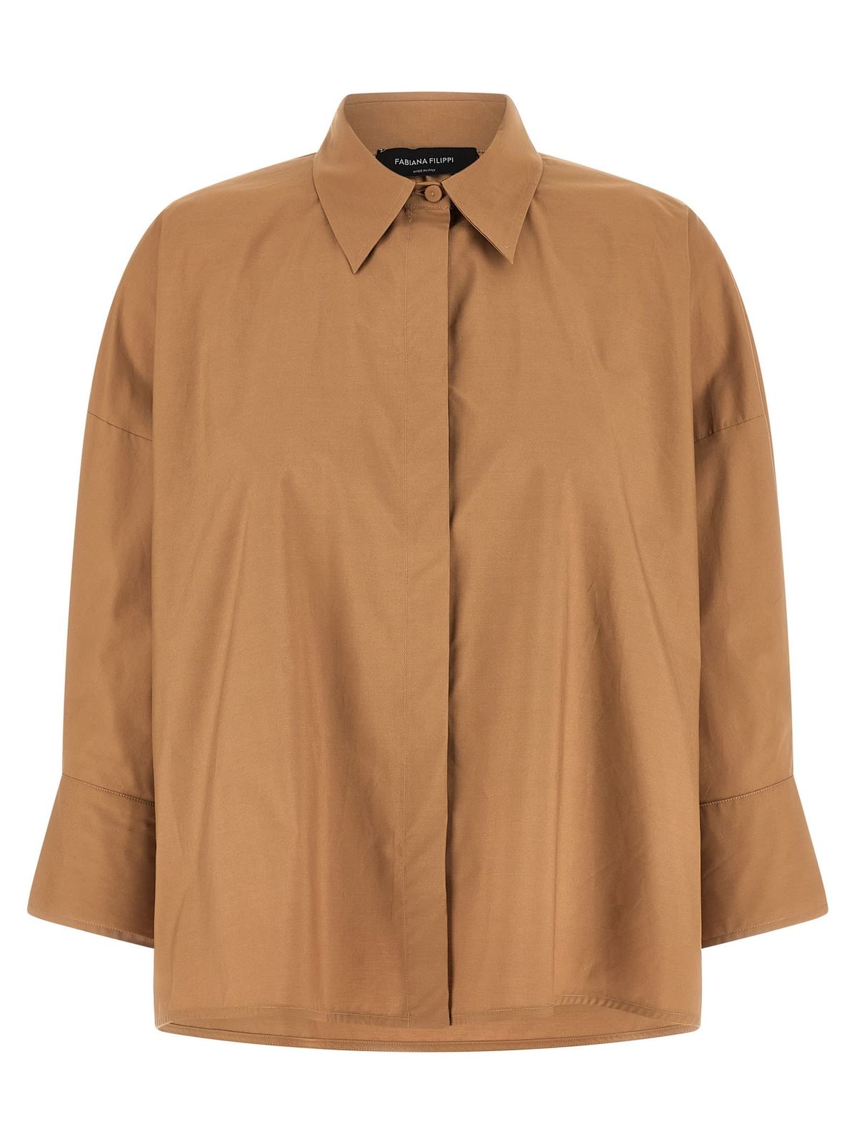Fabiana Filippi Diamond Thread Shirt - Brown - Image 1 of 4