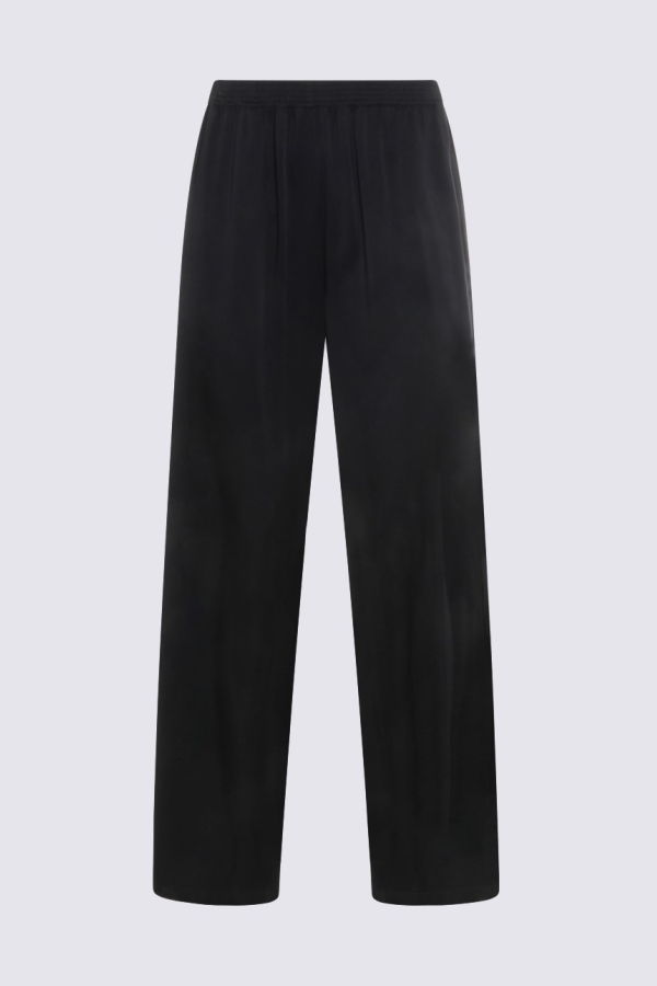 Fabiana Filippi Navy Viscose Pants - Blue