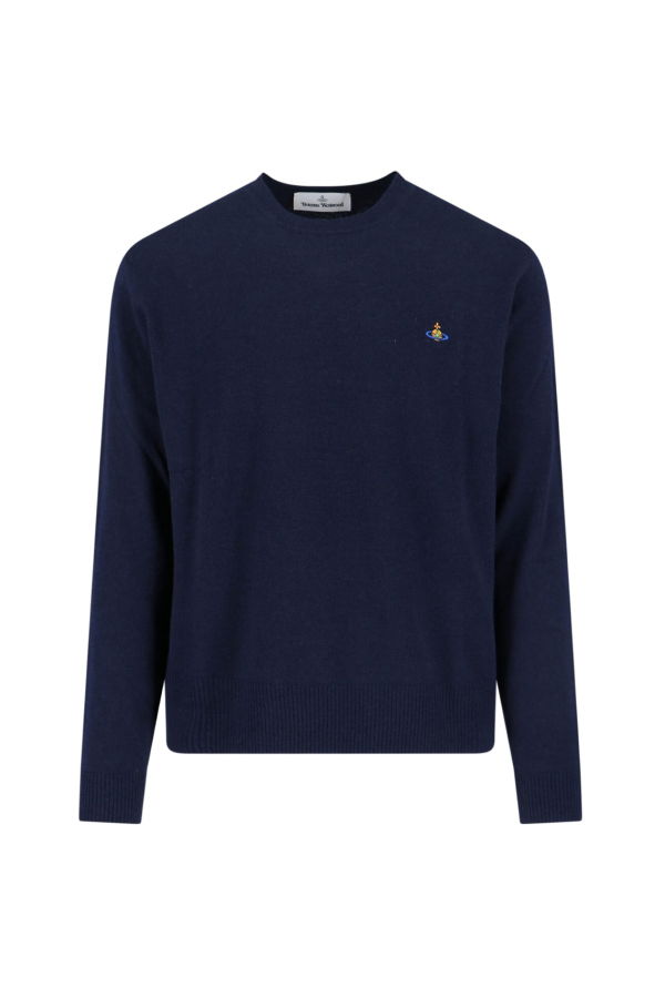 Vivienne Westwood Alex Crew Neck Sweater - Blue