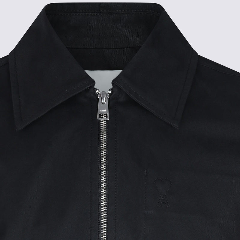 Ami Alexandre Mattiussi Black Cotton Casual Jacket