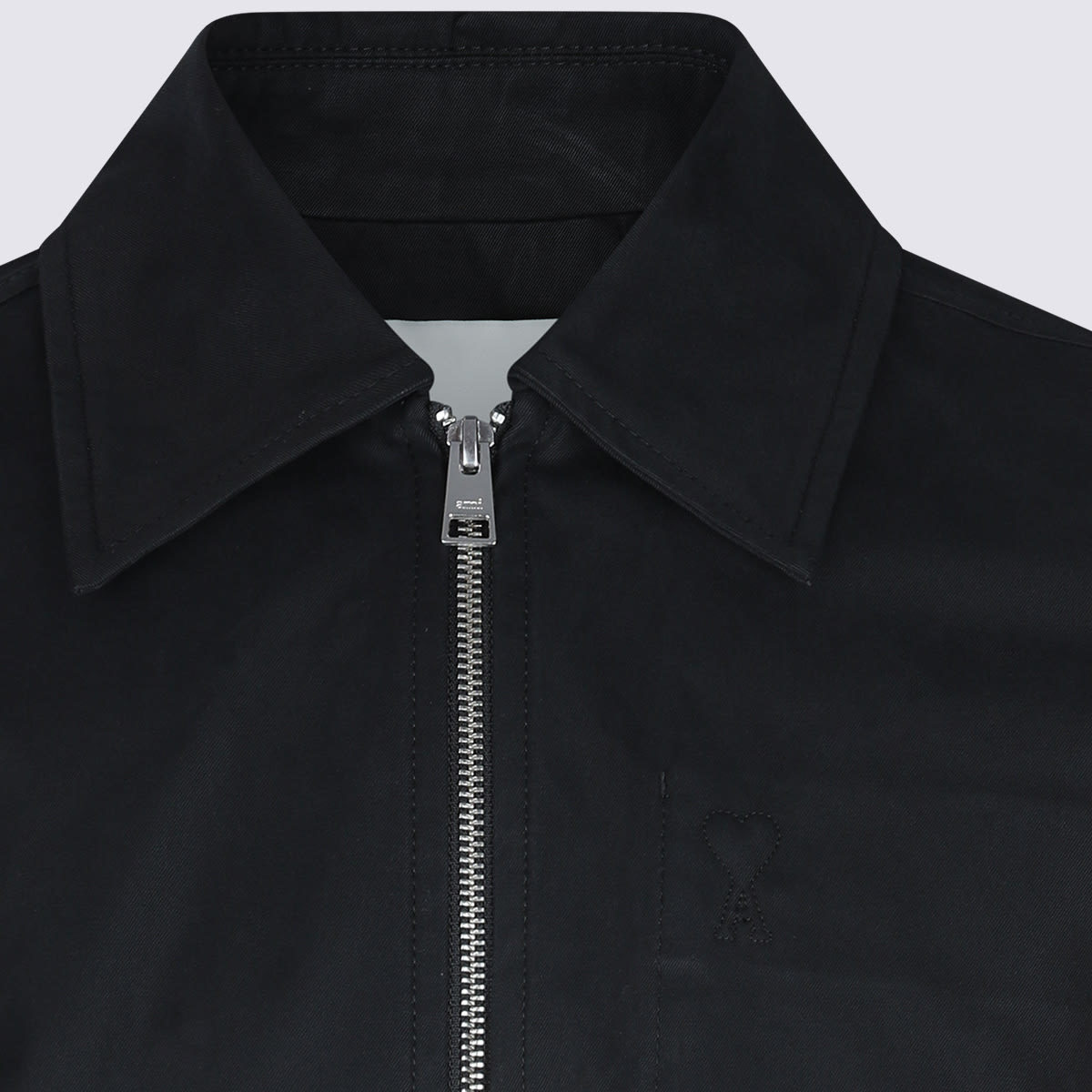 Ami Alexandre Mattiussi Black Cotton Casual Jacket - Image 3 of 4