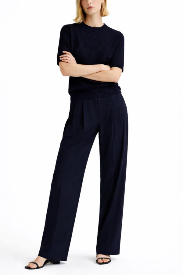 Fabiana Filippi Wool Pants - Blue