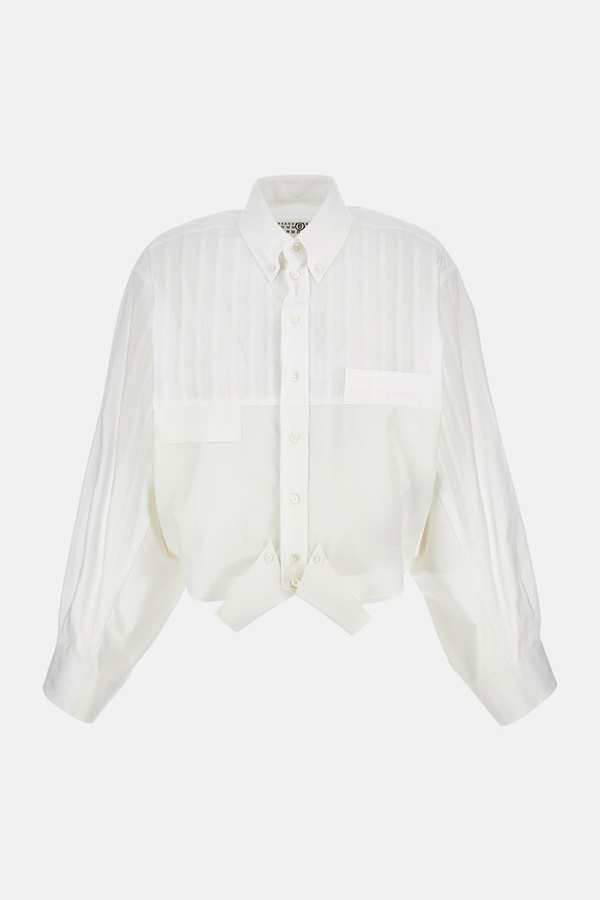MM6 Maison Margiela Asymmetric Shirt - White