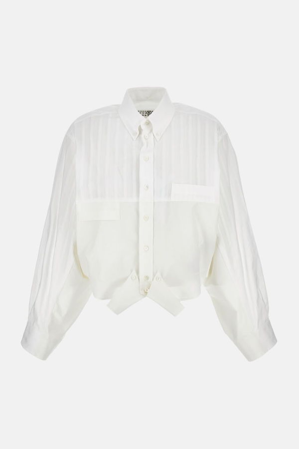 MM6 Maison Margiela Asymmetric Shirt - White