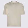 Ami Alexandre Mattiussi Off White Cotton Tee - Beige - Thumbnail 2