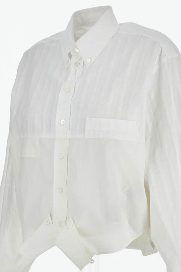 MM6 Maison Margiela Asymmetric Shirt - White