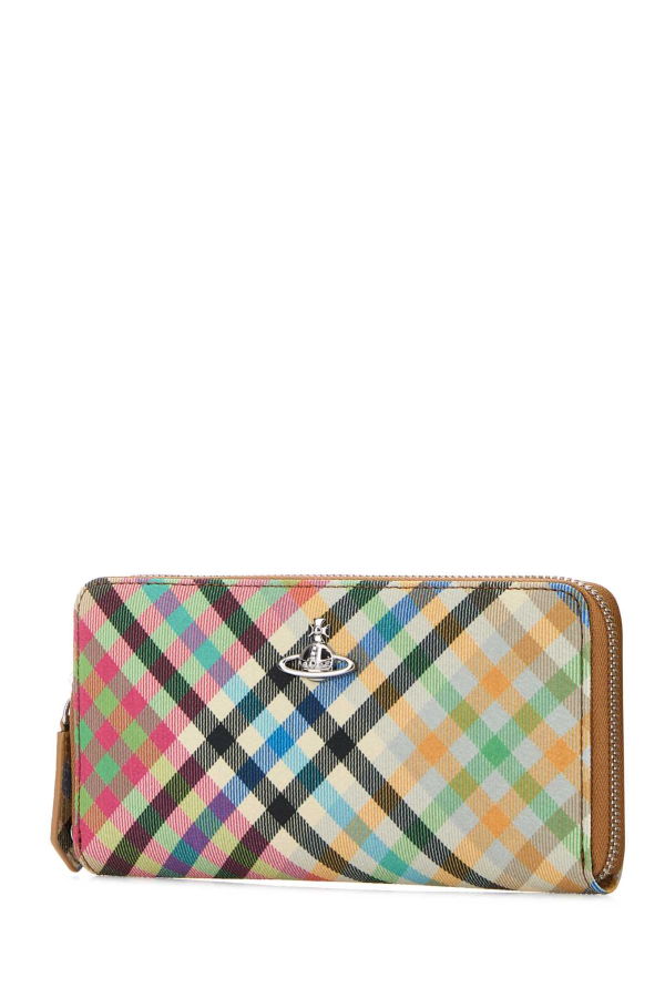 Vivienne Westwood Printed Canvas Wallet - Heatherplaid