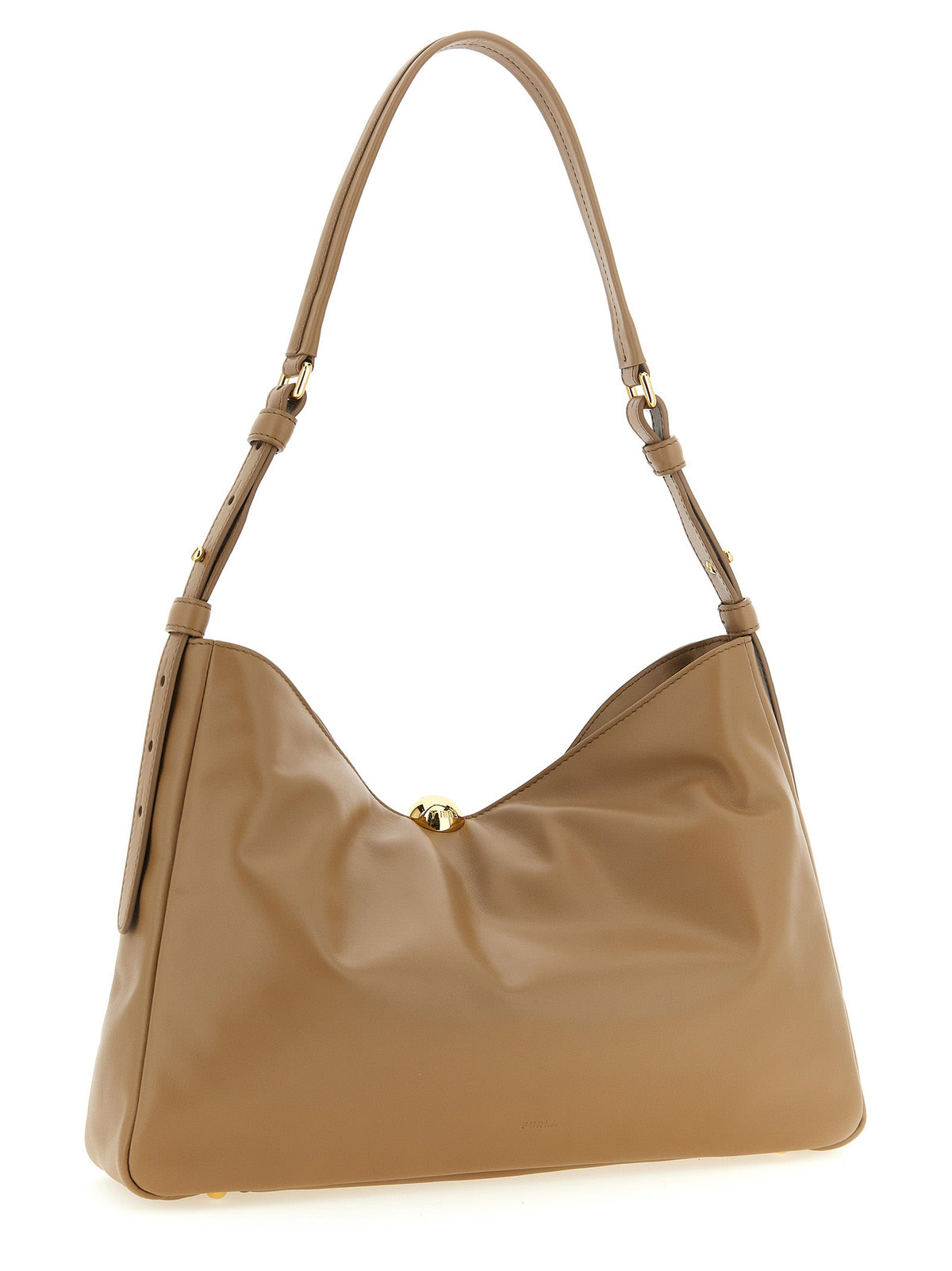 Furla Sfera Soft Large Shoulder Bag - Beige - Image 2 of 4