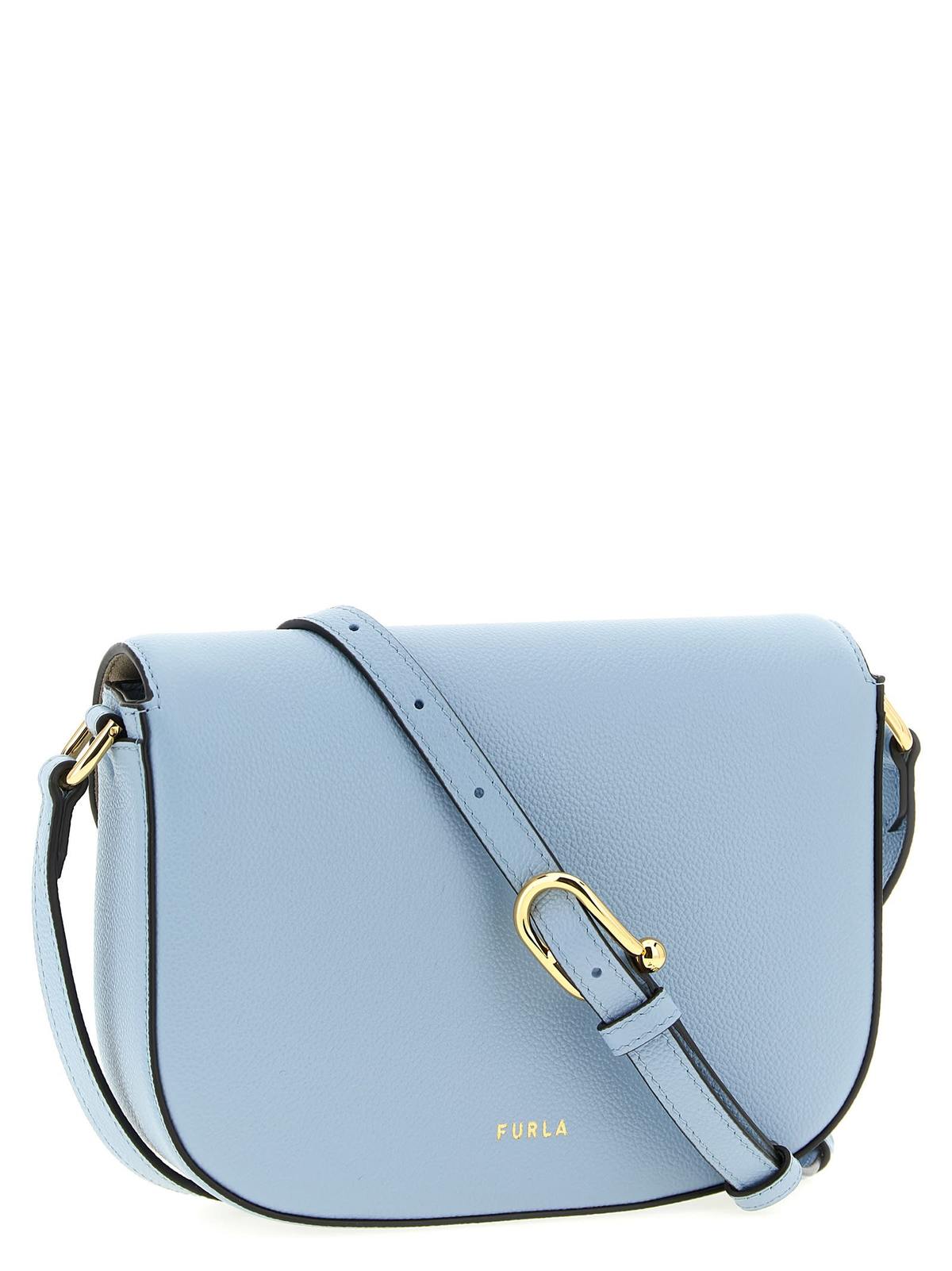 Furla Moonlight Small Crossbody Bag - Light Blue - Image 2 of 4