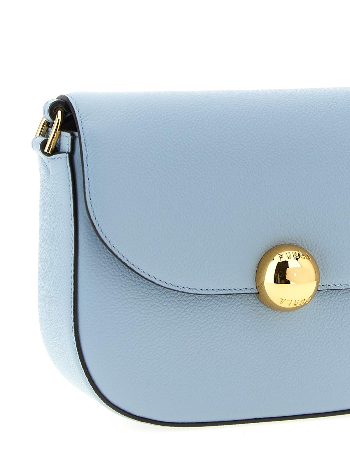 Furla Moonlight Small Crossbody Bag - Light Blue - Image 3 of 4