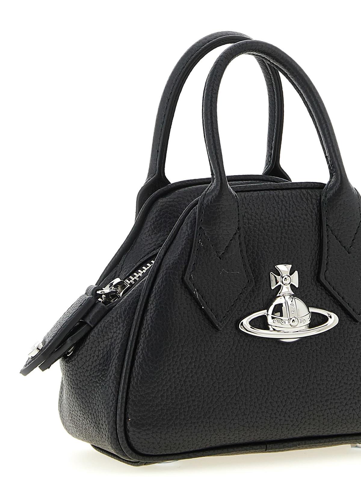 Vivienne Westwood Mini Yasmine Handbag - Black - Image 3 of 4