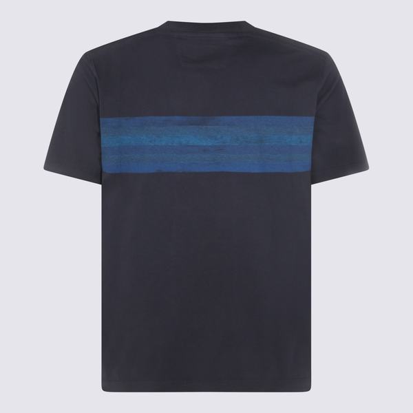 C.P. Company Dark Blue Cotton T-Shirt - Total Eclipse