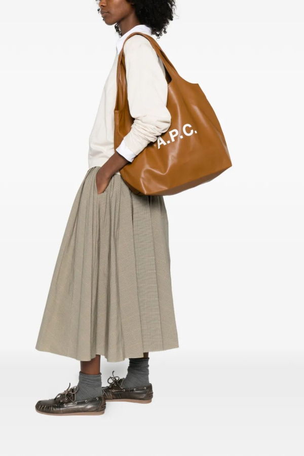 A.P.C. Tote Ninon Bag - Cab Camel