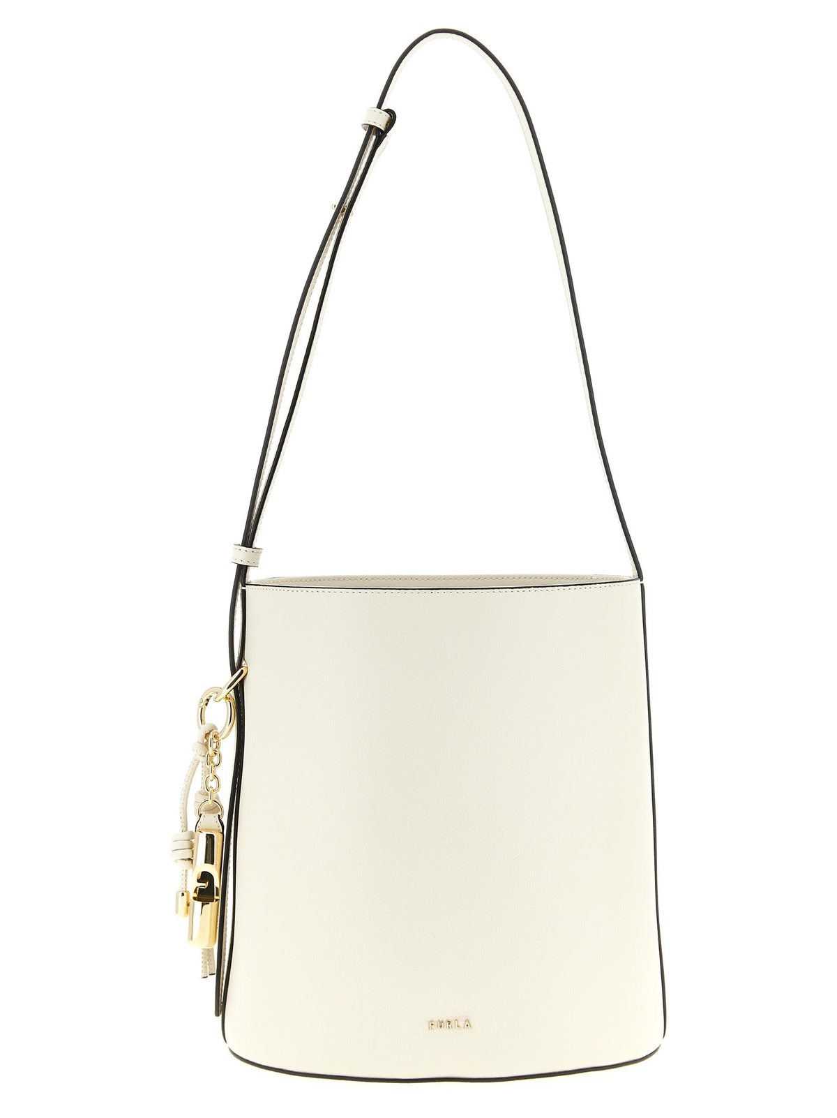 Furla Roxie Small Bucket Bag Shoulder Bag - White - Image 1 of 4