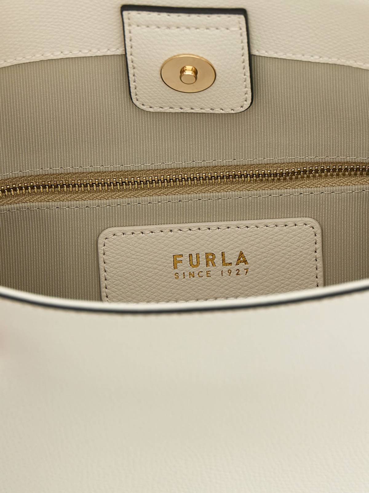 Furla Roxie Small Bucket Bag Shoulder Bag - White - Image 4 of 4