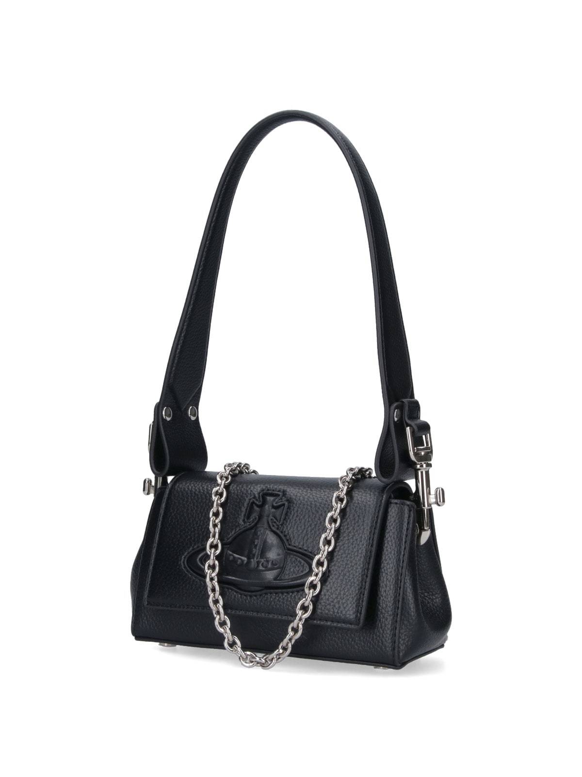 Vivienne Westwood Hazel Shoulder Bag - Black - Image 2 of 5