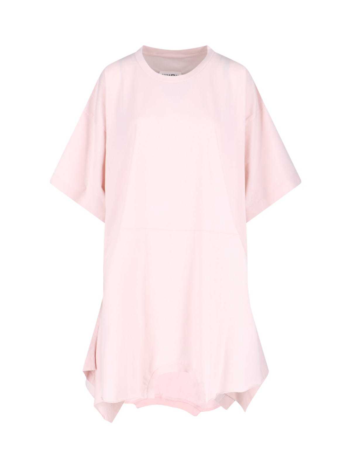 MM6 Maison Margiela Asymmetrical Dress - Pink - Image 1 of 3