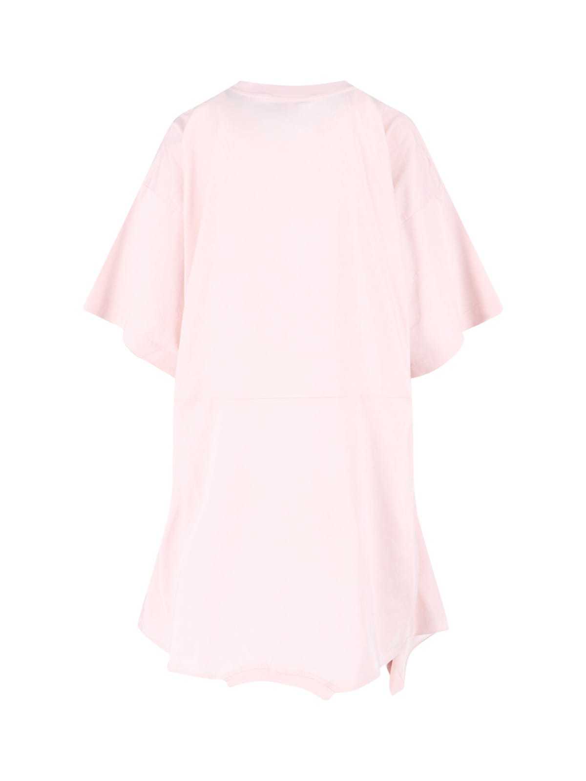 MM6 Maison Margiela Asymmetrical Dress - Pink - Image 2 of 3