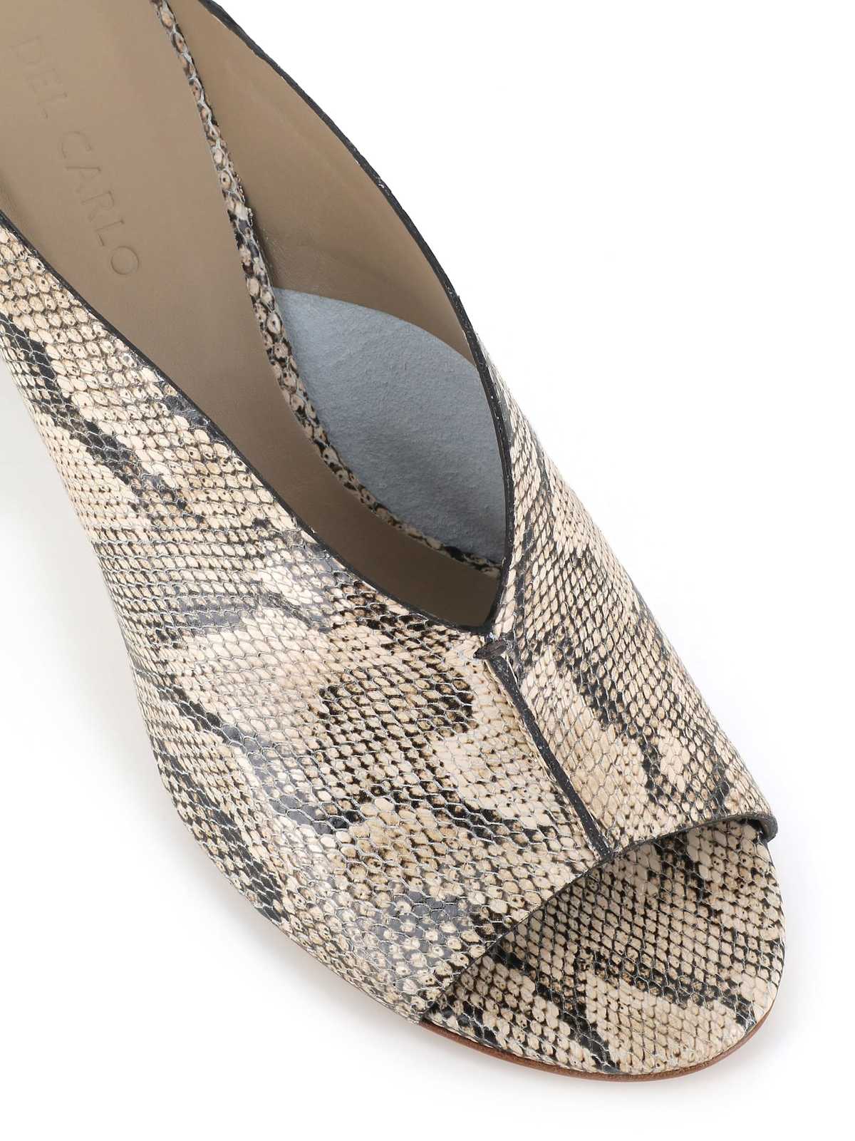 Del Carlo Sandal 11725 Wedge Sandals - Python - Image 5 of 5