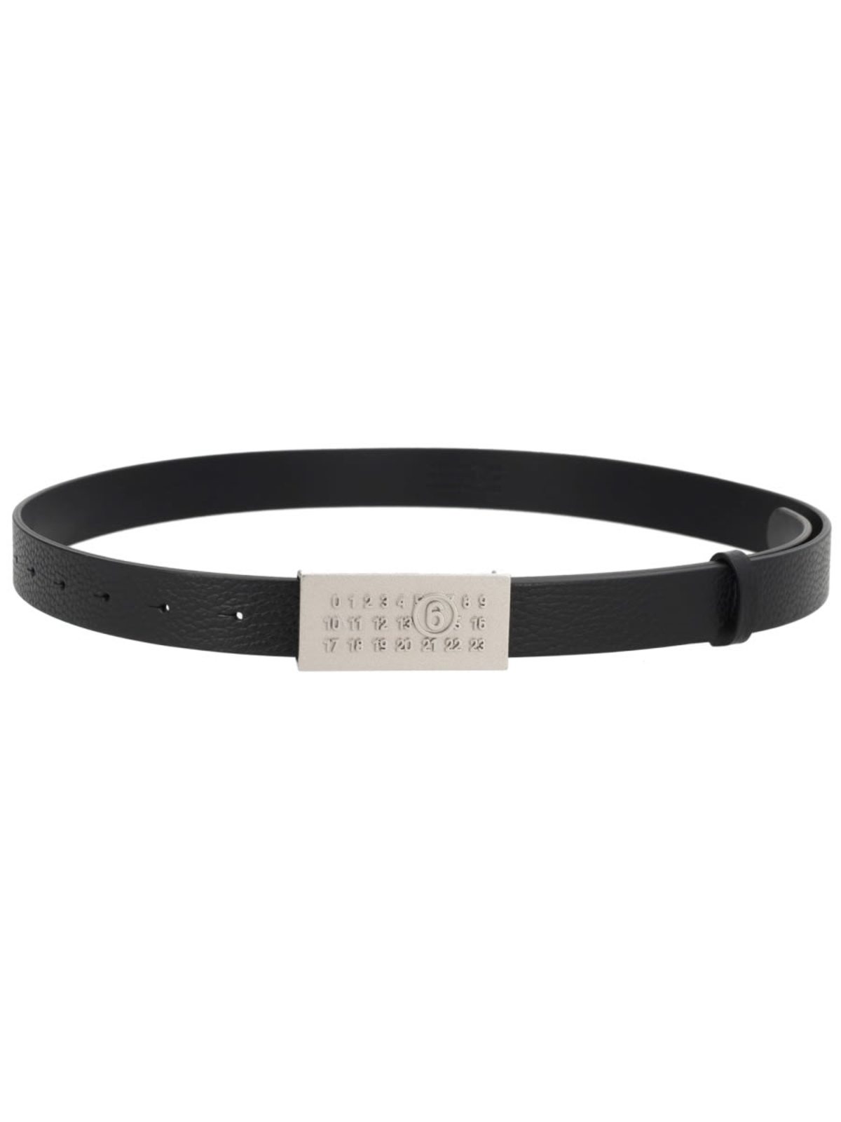 MM6 Maison Margiela Numeric Belt - Black - Image 1 of 3