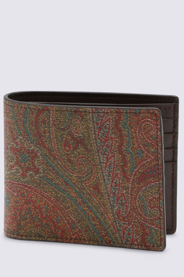 Etro Brown Wallet - Arnica