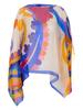 Etro Asymmetrical Paisley Print Poncho - Thumbnail 1