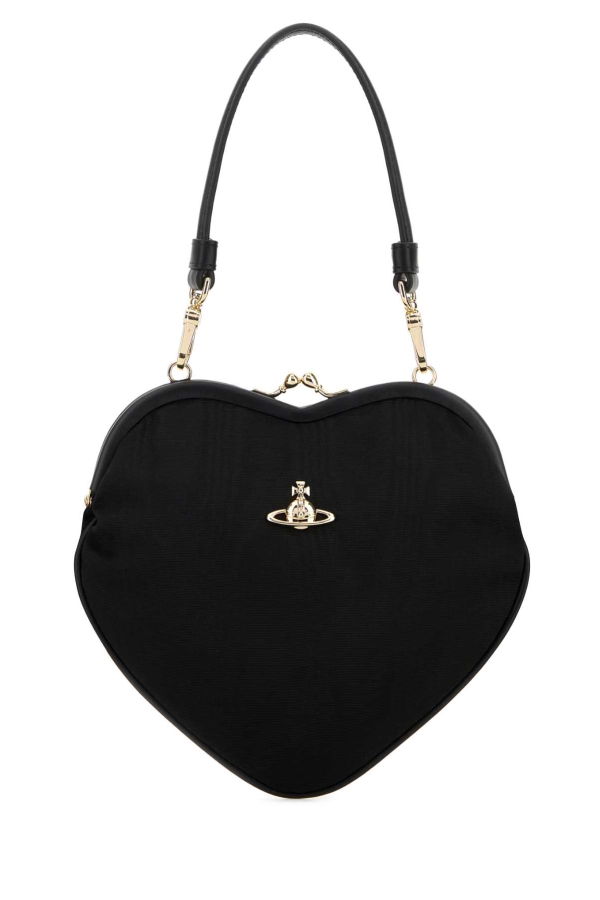 Vivienne Westwood Belle Heart Frame Handbag - Black