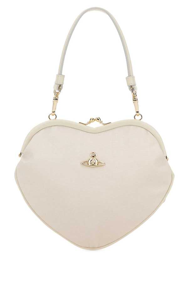 Vivienne Westwood Belle Heart Frame Handbag - Cream