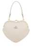 Vivienne Westwood Belle Heart Frame Handbag - Cream - Thumbnail 1