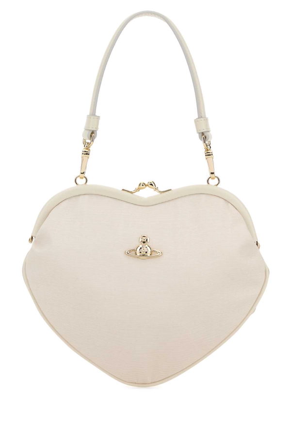 Vivienne Westwood Belle Heart Frame Handbag - Cream