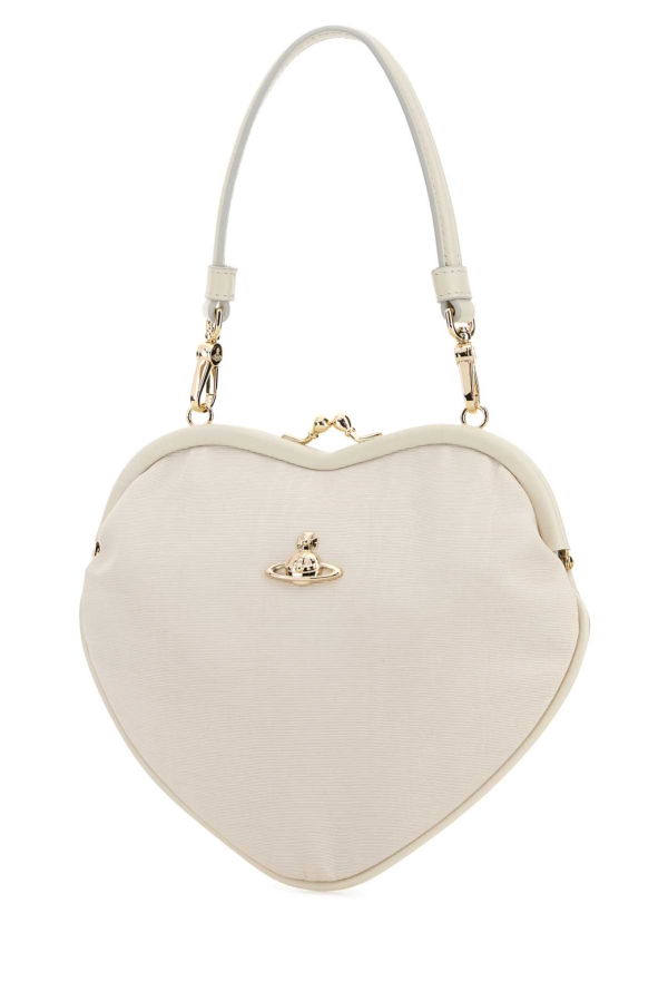 Vivienne Westwood Belle Heart Frame Handbag - Cream